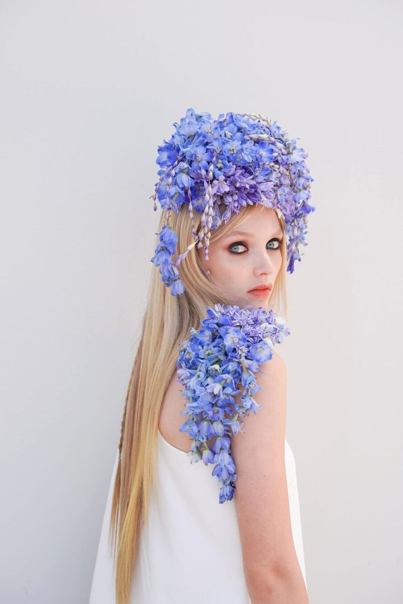 Susan McLeary creates wearable flower art