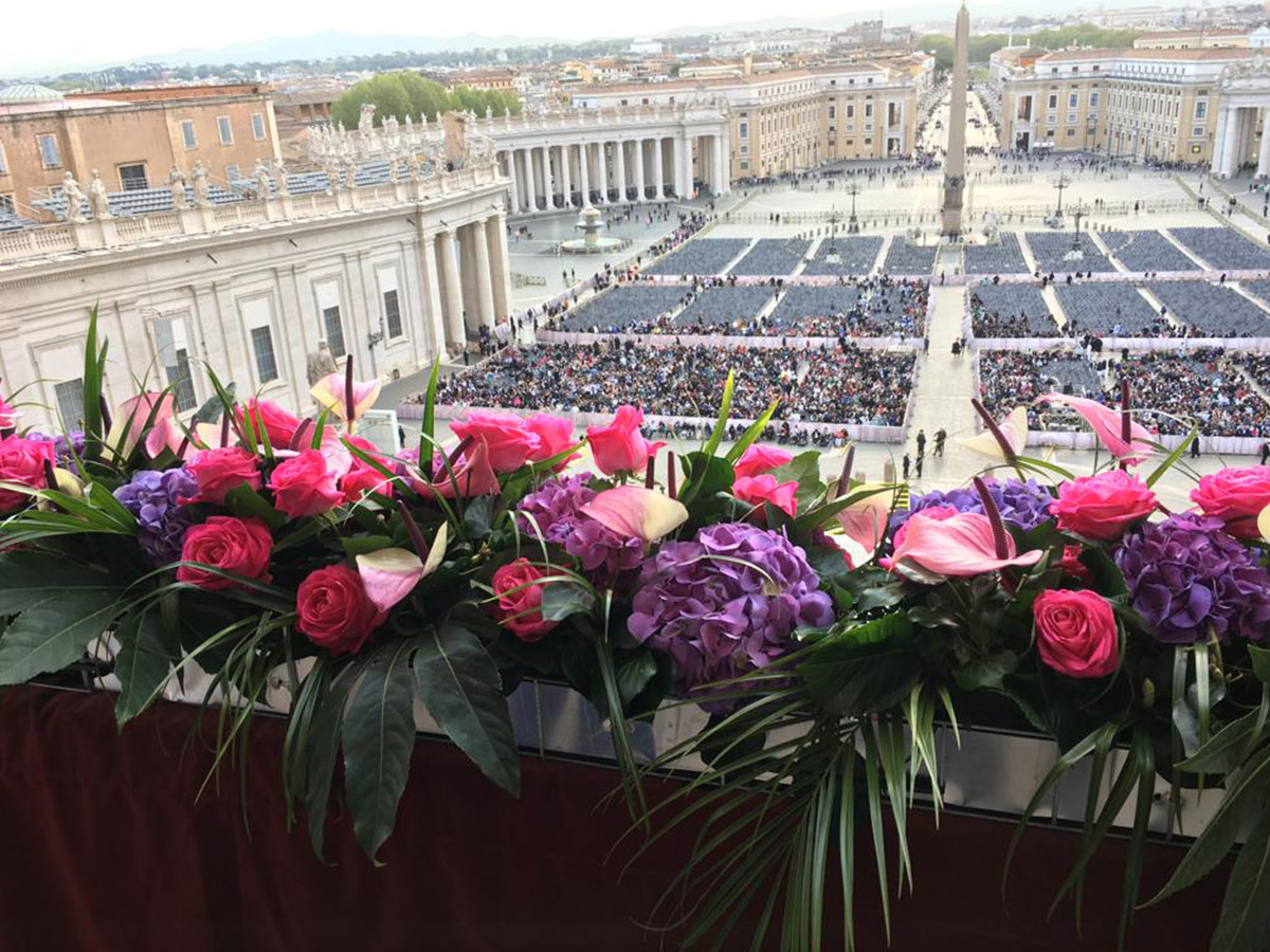 Easter mass St Peters Square Rome