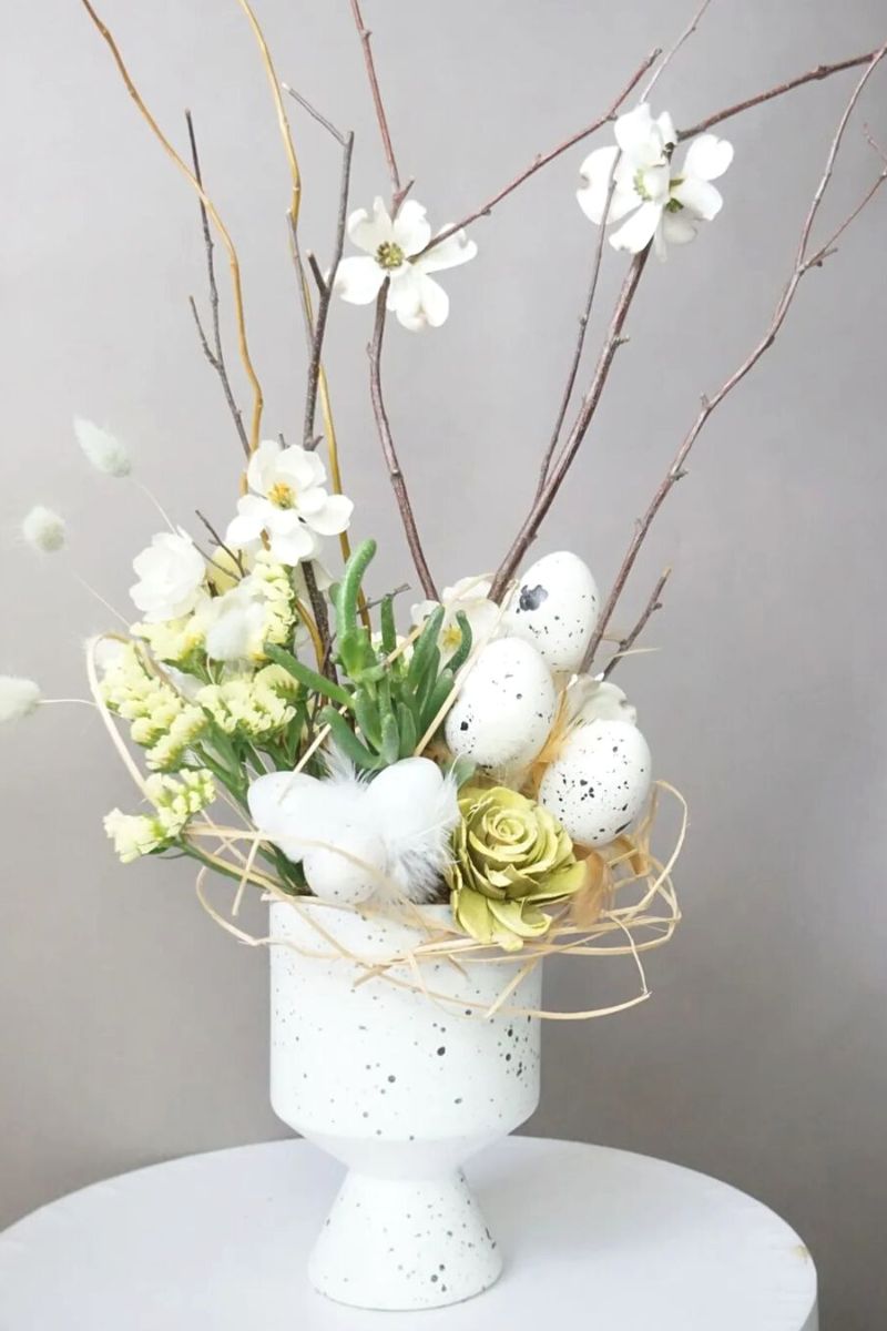 Easter floral art