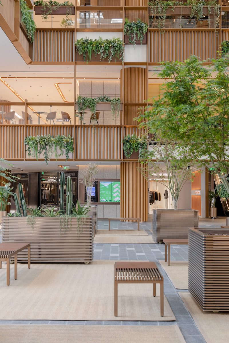 AIM Architecture Turns Shopping Mall Atrium Into Indoor Jungl