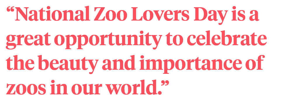 National Zoo Lovers Day quote