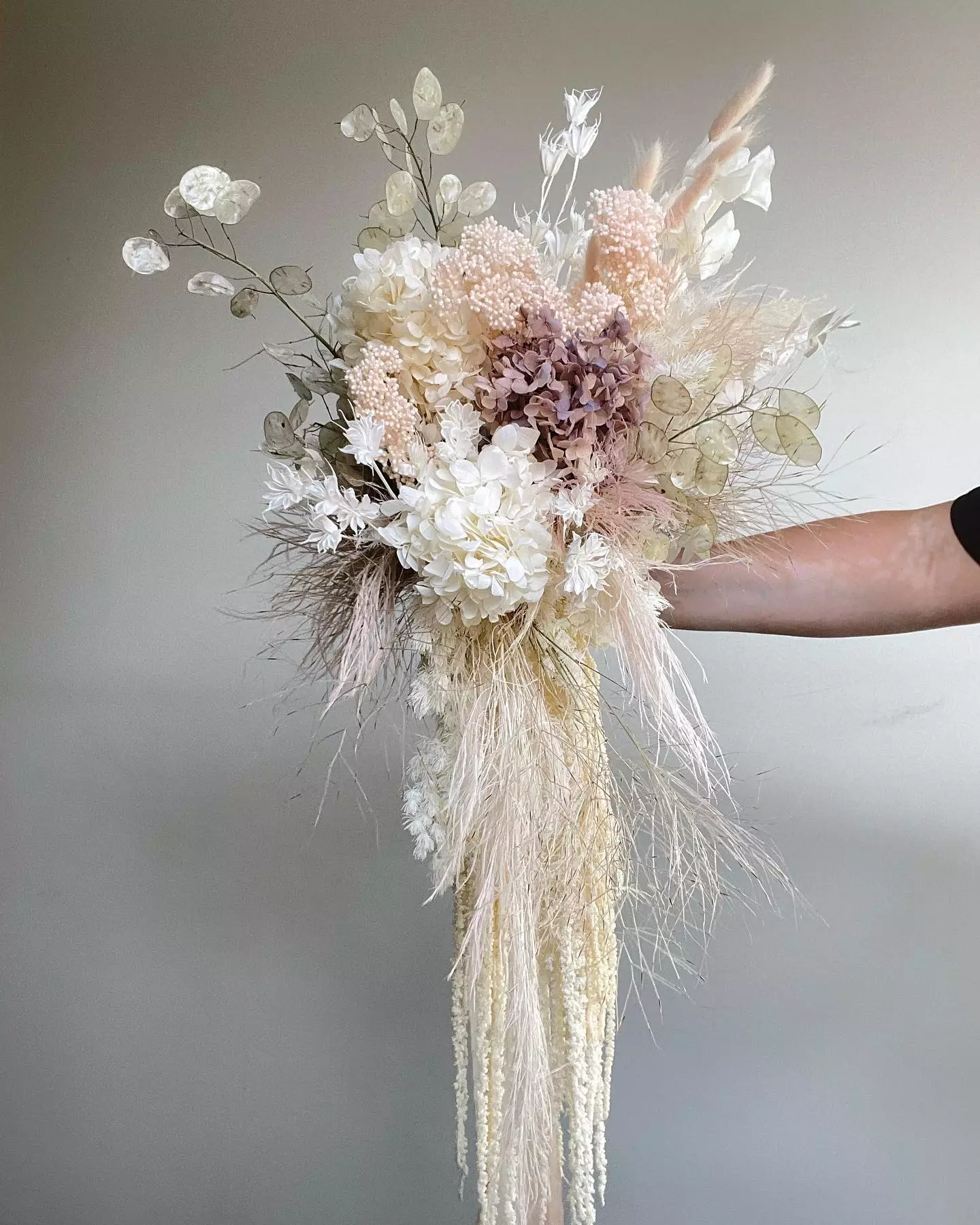 Hand tied Cascading Bouquet