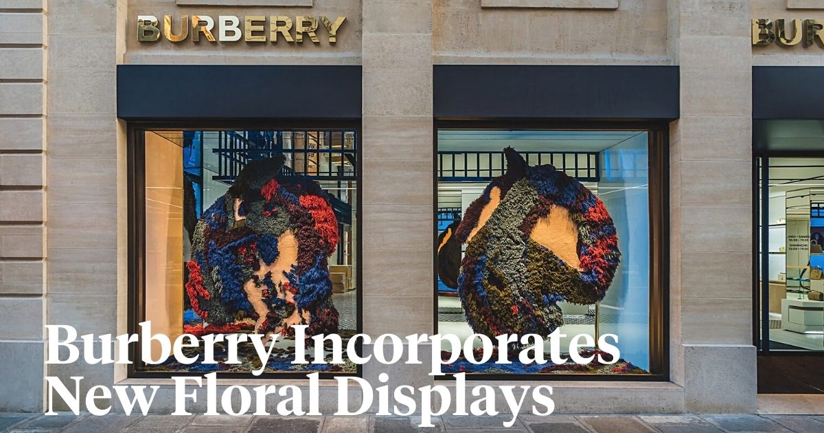 Burberry getting into a floral vibe header