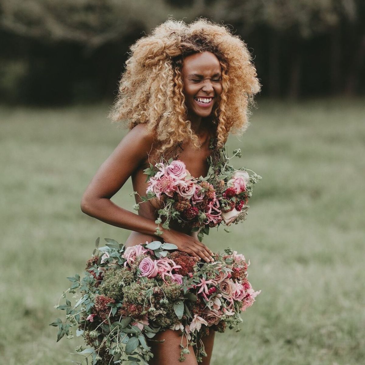 Behind The Scenes: Julia Rose Creates a Floral Gown - Botanical