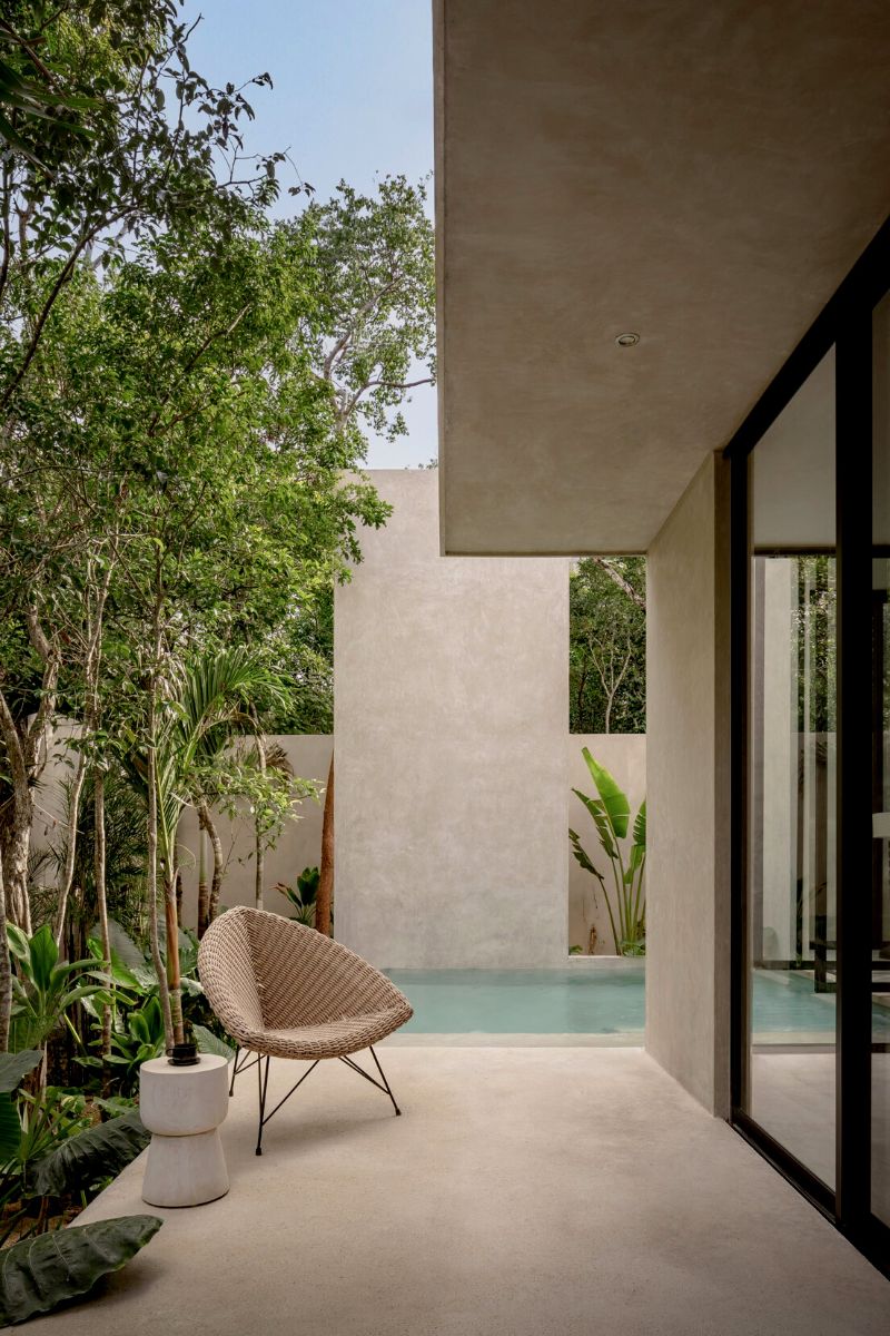 Relaxing place for a holiday in Tulum created by Espacio 18