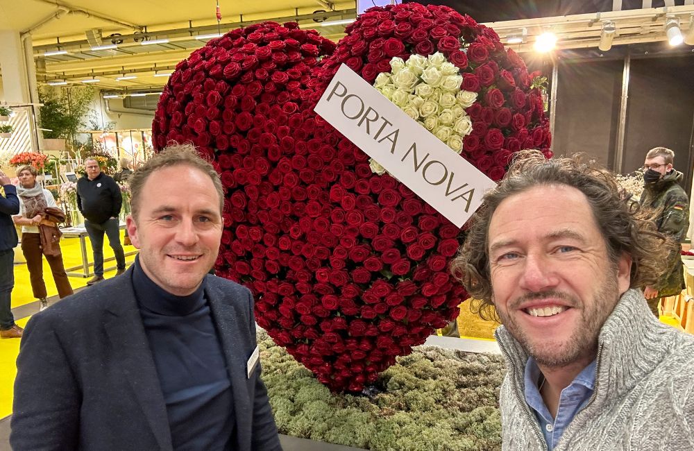 Porta Nova Red Naomi Heart at IPM Essen With Stefan van Vuuren en Paul Poelstra