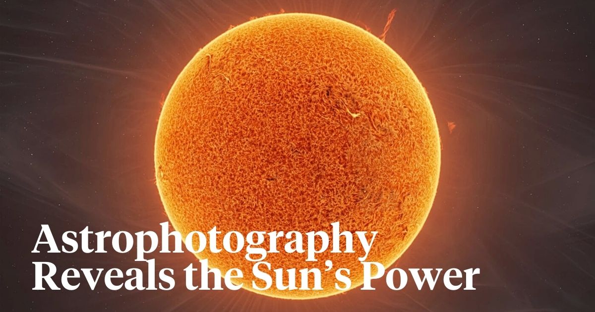 Astrophotography reveals the suns power header