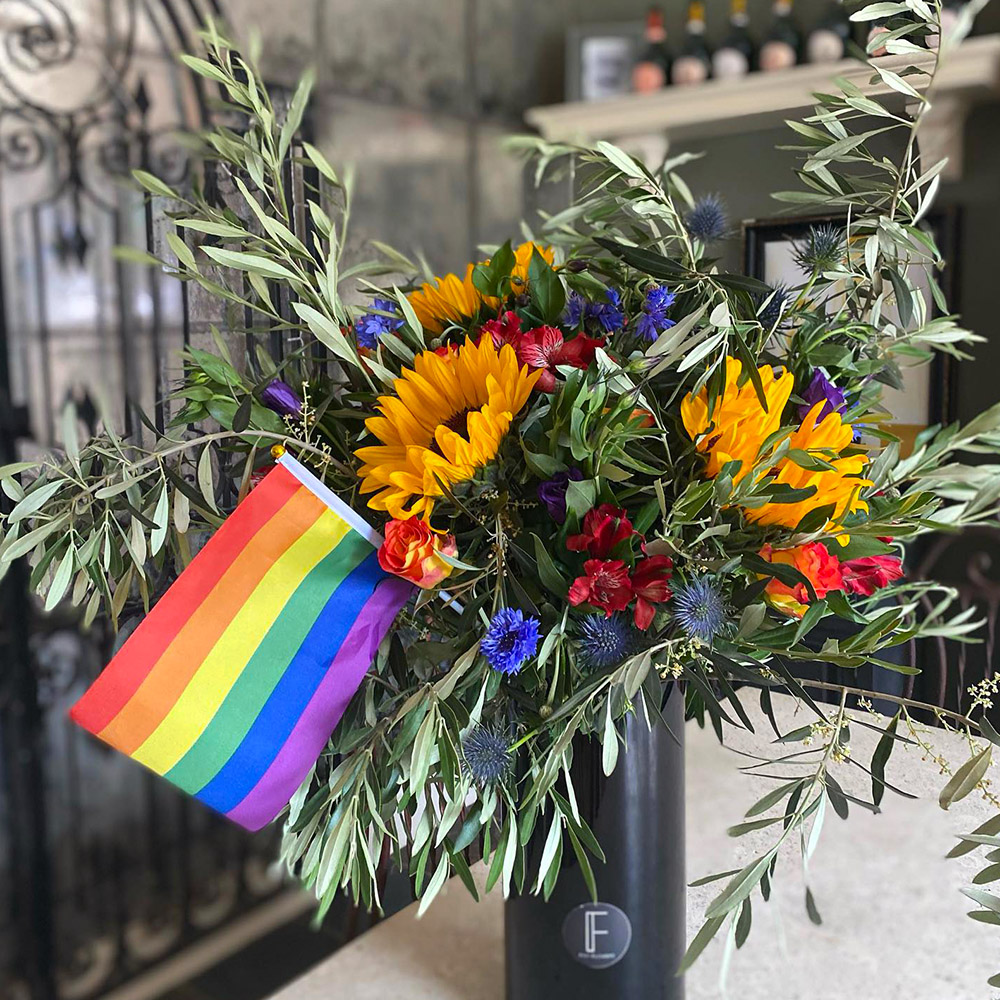 Pride Month Sunflowers bouquet