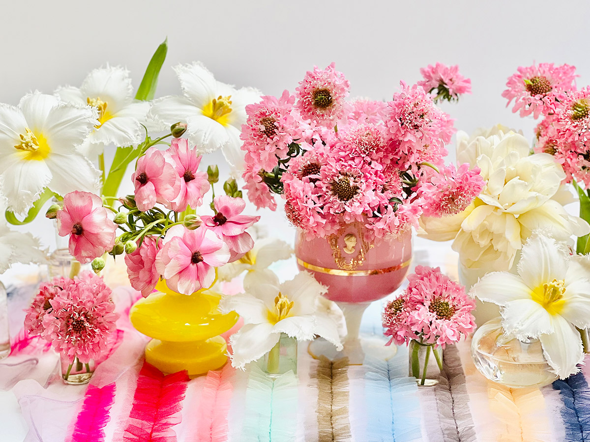Katya Hutter Joyful Floral Tablescape