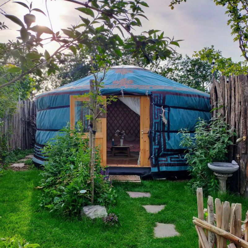 Lucinda van der Ploeg Yurt outside view