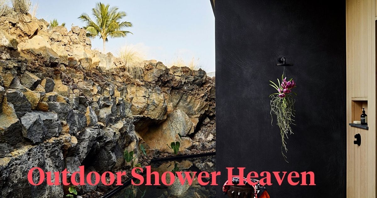 Outdoor shower heaven header