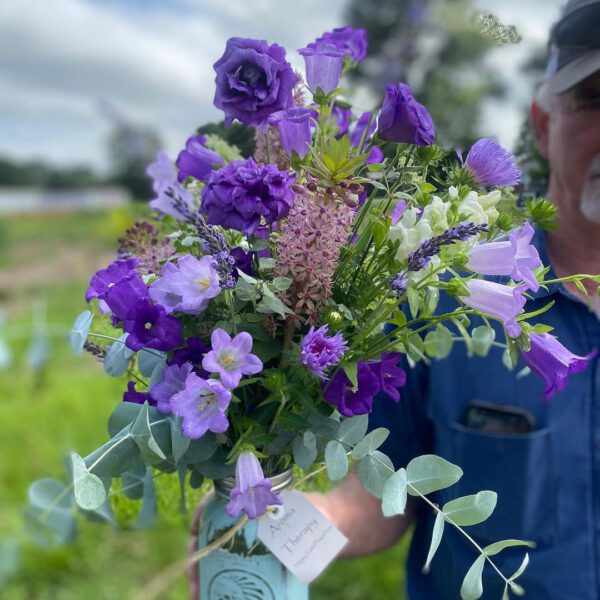 Flowers Grown With Love at the Happy Trails Flower Farm Bouquet