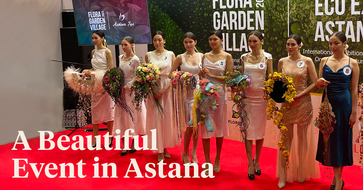 Sobolj Was at Flora Expo Astana 2023 header on Thursd