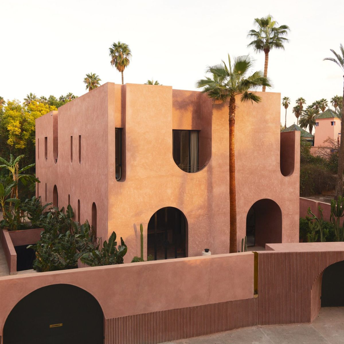 Outside facade of Hotel in Marrakech by Bergendy Cooke