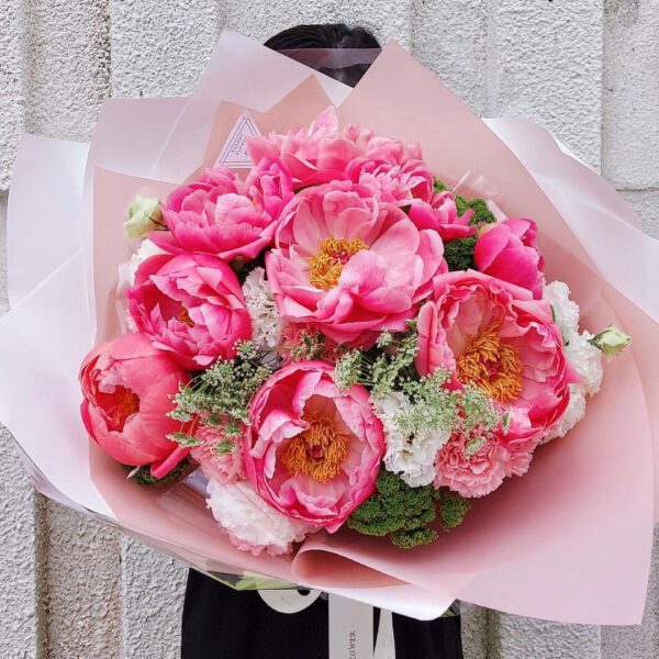 Who Isn't Charmed by the Peony Coral Charm? Peony bouquet