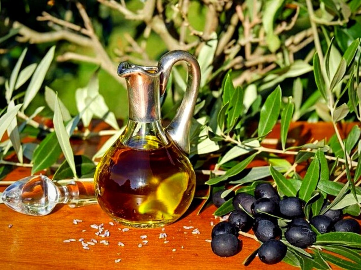Olive Oil and Fruits for National Olive Day