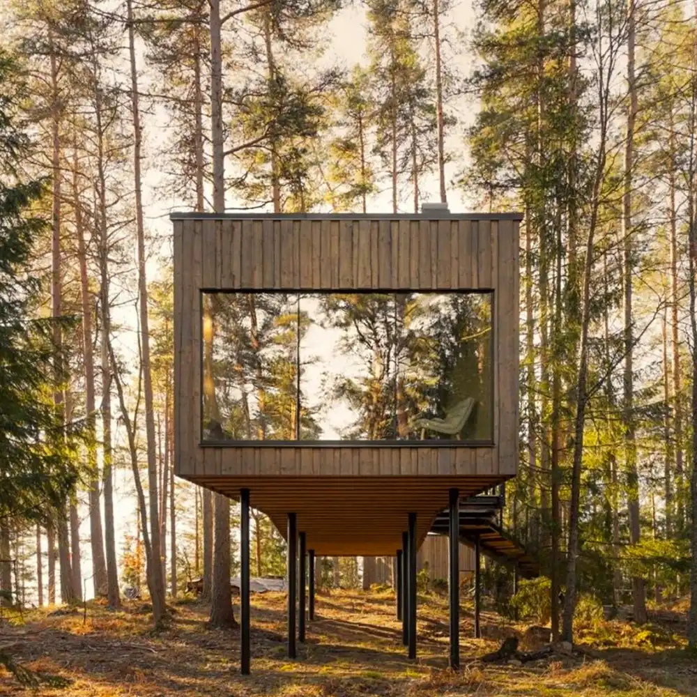Ten Forest Houses in Deep Woodland square feature