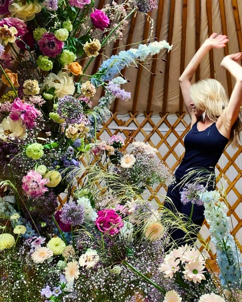 Lucinda Maria Flower Power Dance in Yurt