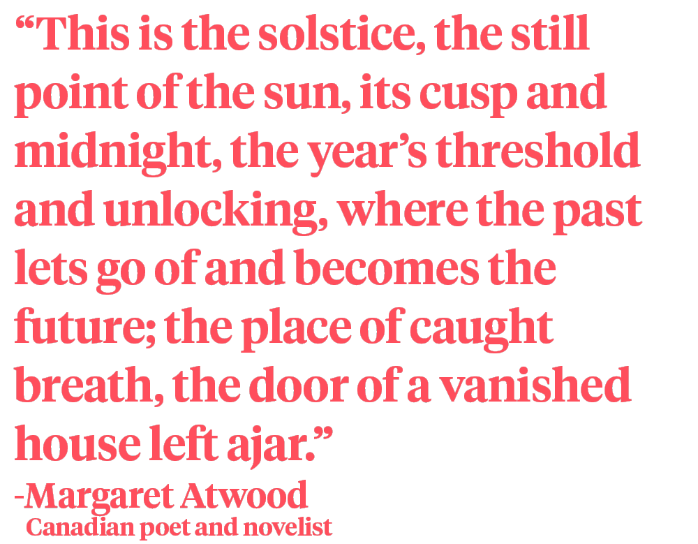 Summer Solstice quote Margaret Atwood