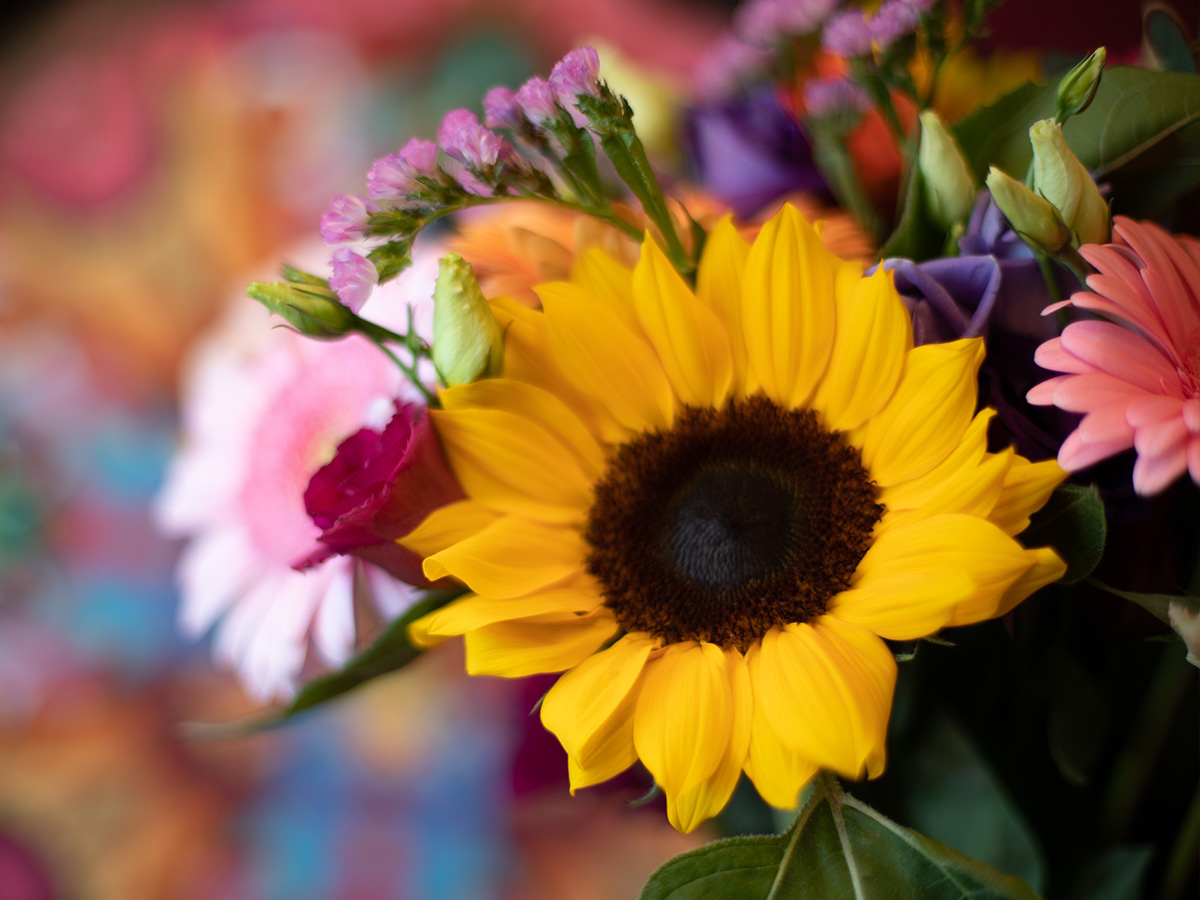 Euroflorist sunflower bouquet