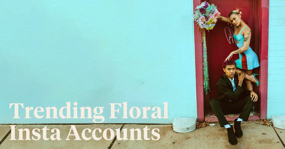 25 Floral Instagram Accounts header on Thursd