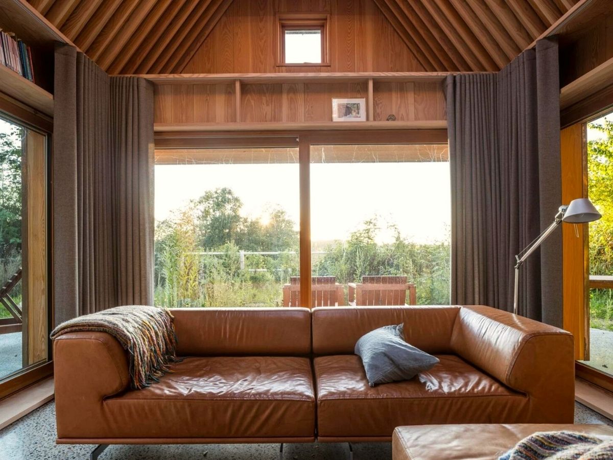 Authors cabin house close to nature in Denmark
