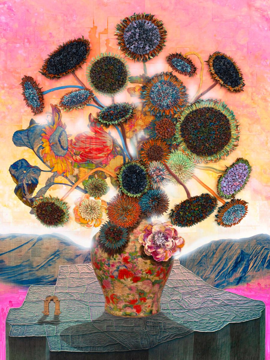 Gordon Cheungs blooming paintings