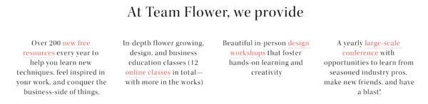 Team Flower - newsletters from the industry not to miss - team flower benefits - on thursd