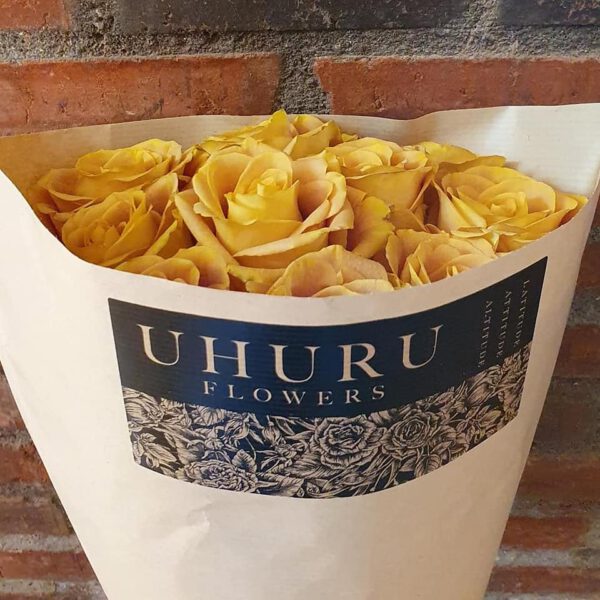 Uhuru Flowers Changes Packaging to 100% Recyclable Paper Sustainable packaging paper sleeve