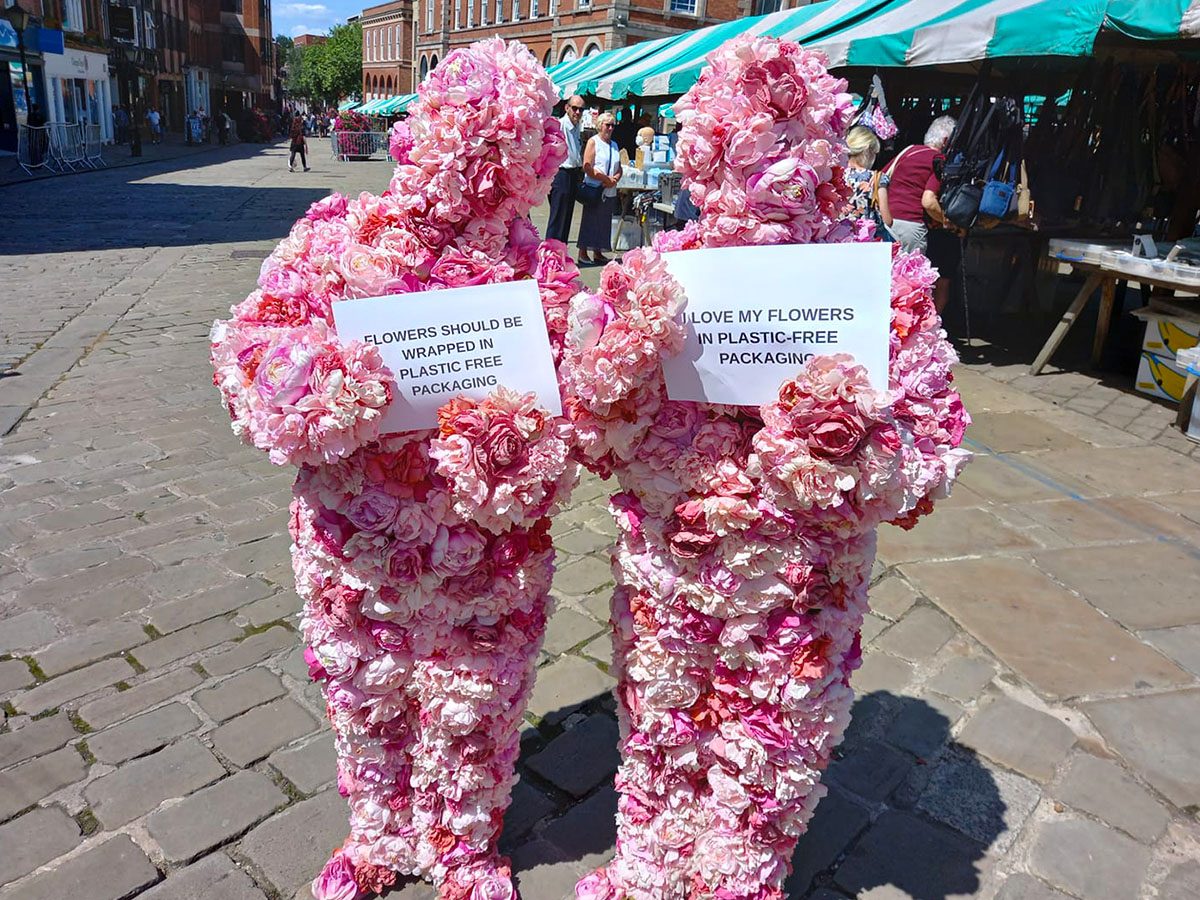 The Flower People plastic-free wrapping The Flower People plastic-free wrapping