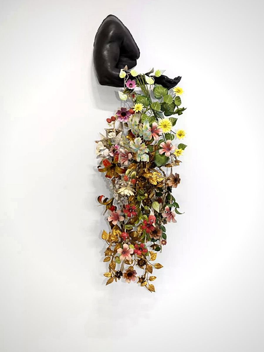 Nick Cave's floral artpiece