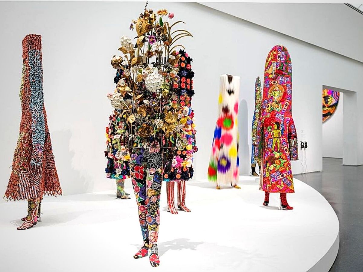 Exhibition of Nick Cave's artistic works