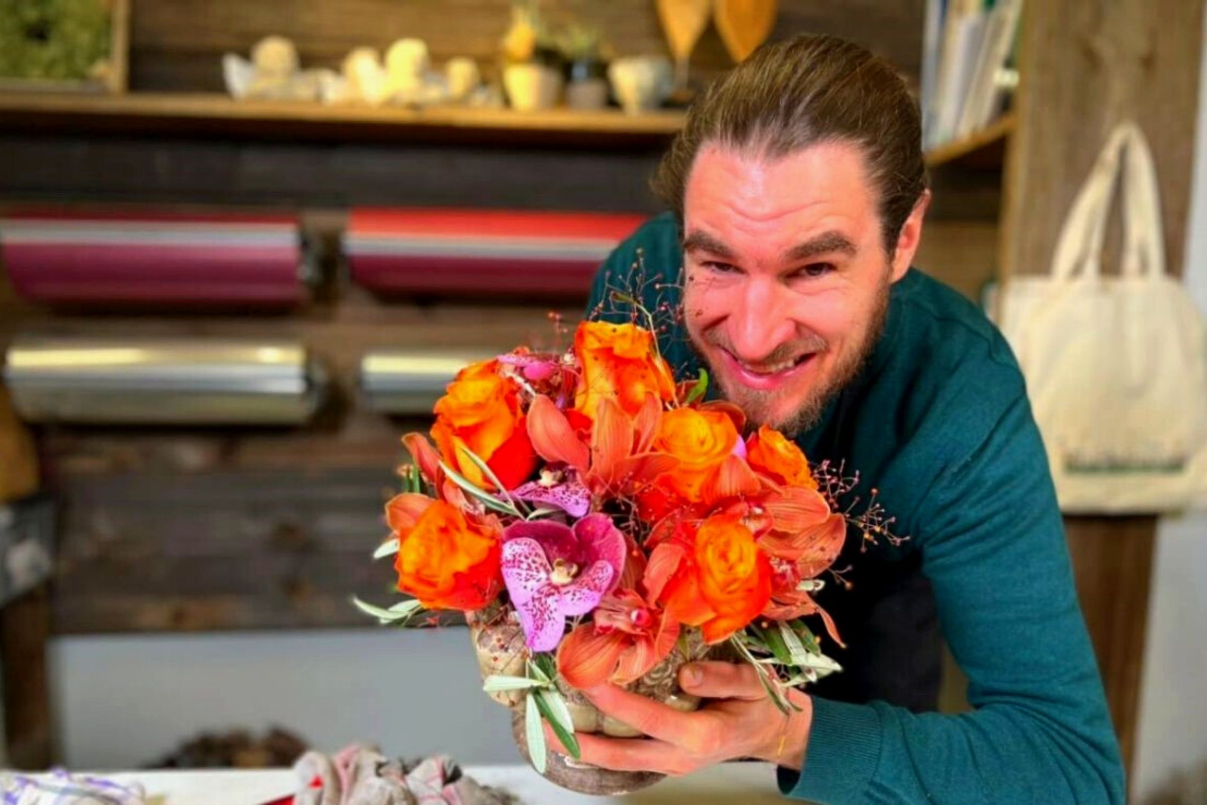 Stephan Winzer with Rose Diya's Fire