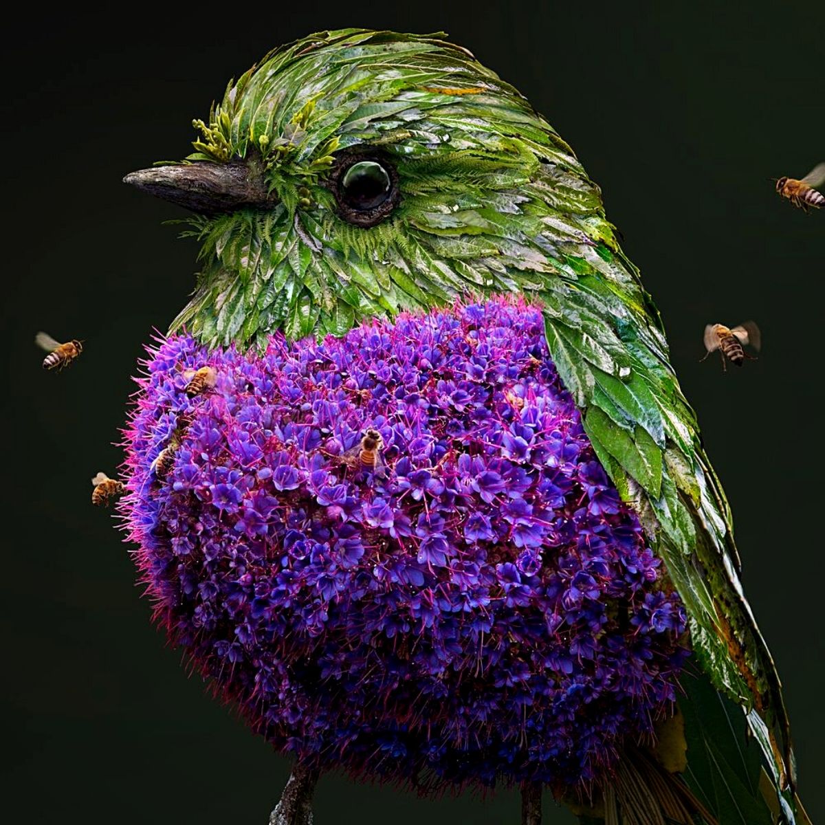 Josh Dykgraaf Reimagines Animals From Foliage and Flowers in His Photographic Art