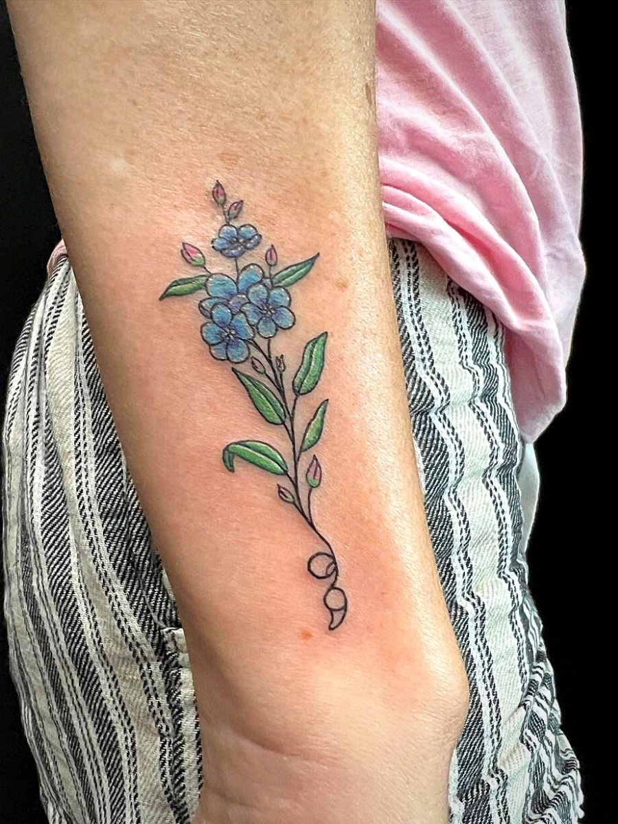 Details more than 70 forget me not tattoo latest  thtantai2