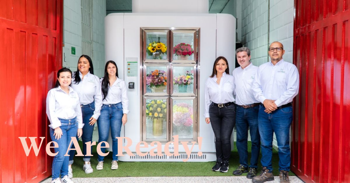 Hypervend flower vending machine