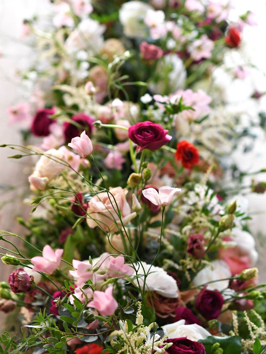 Table set up by Philippa