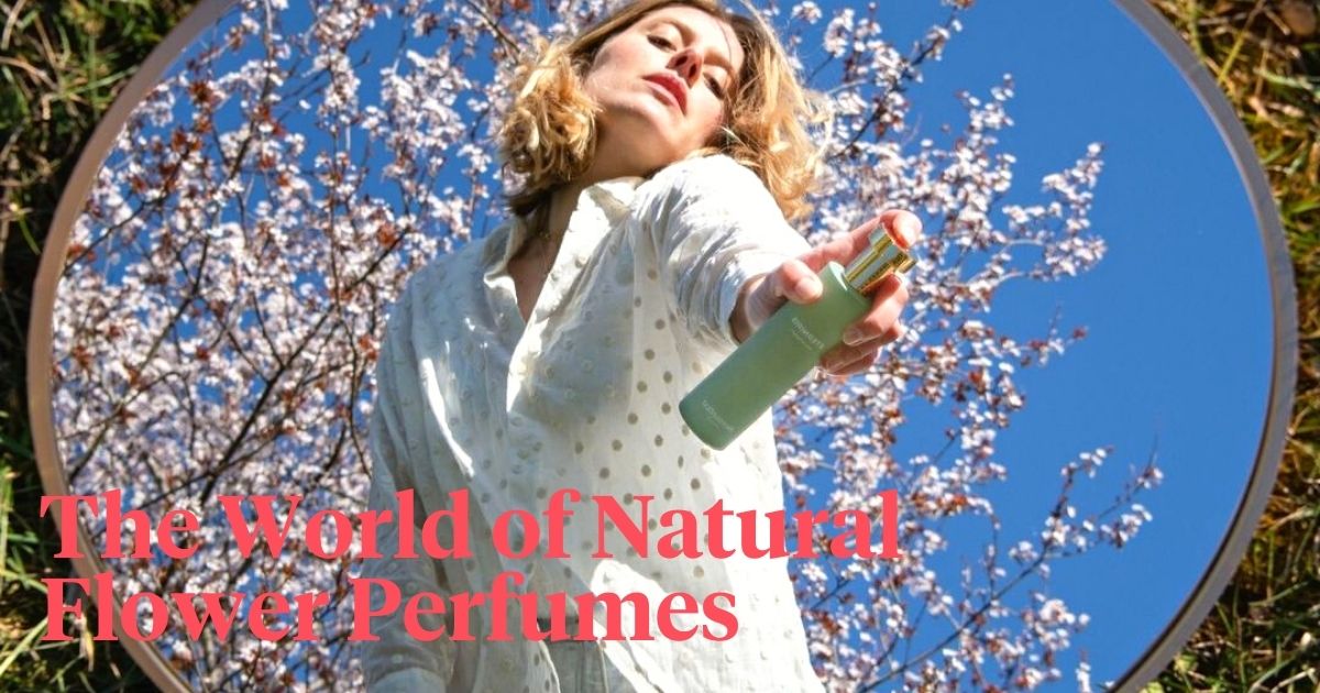 Natural perfume made of flowers