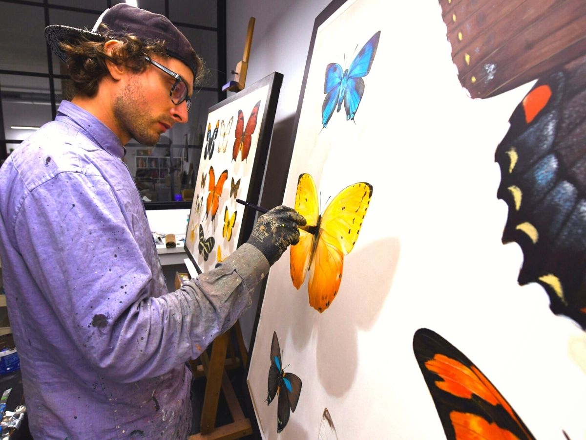 Mantra the artist behind butterfly walls