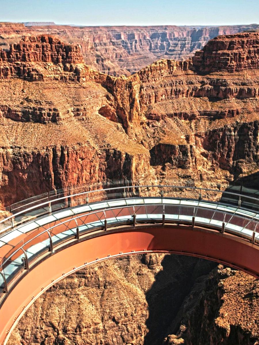 Arizona elevated walkway through nature