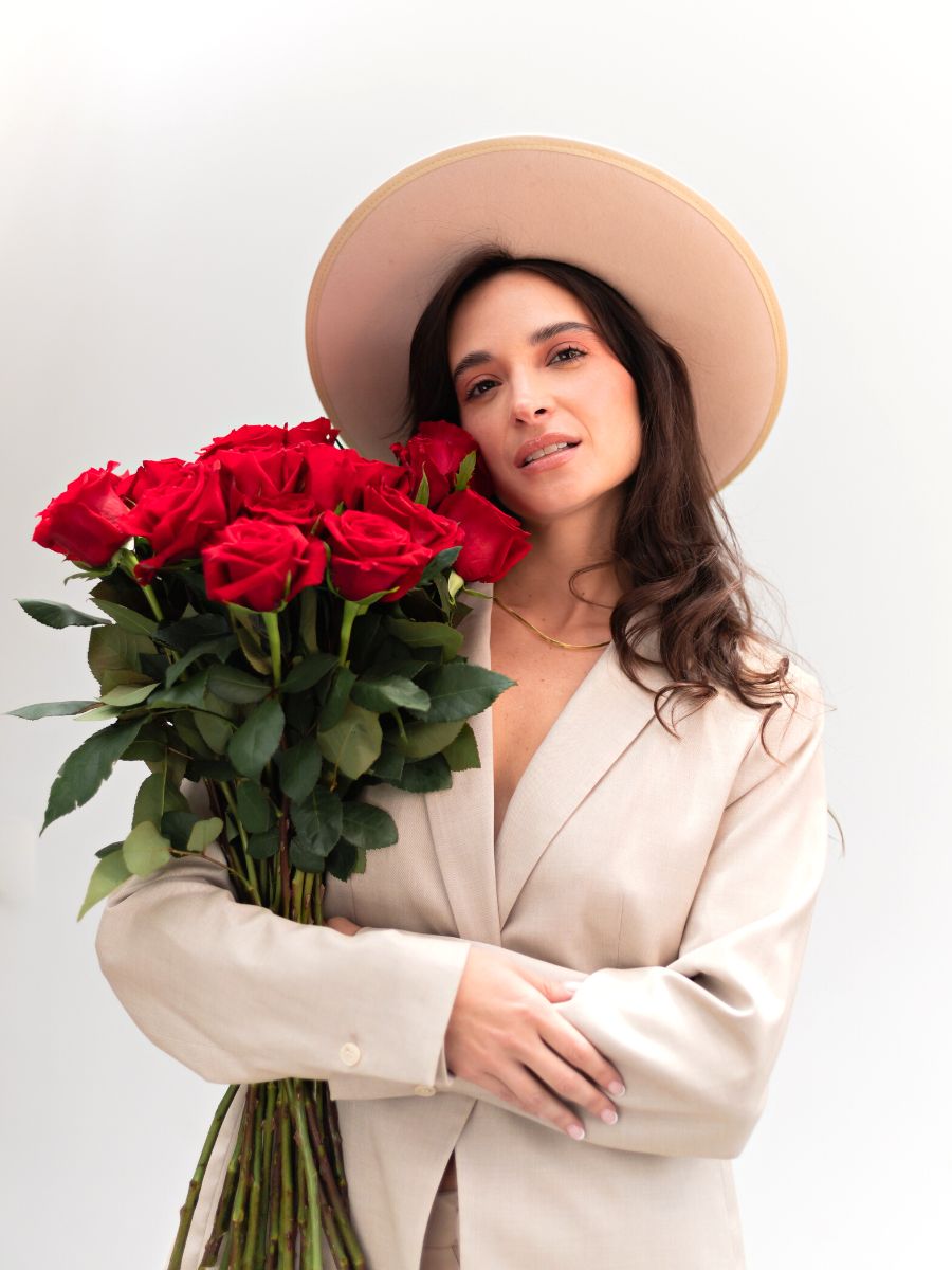 Beautiful red roses by Ponte Tresa