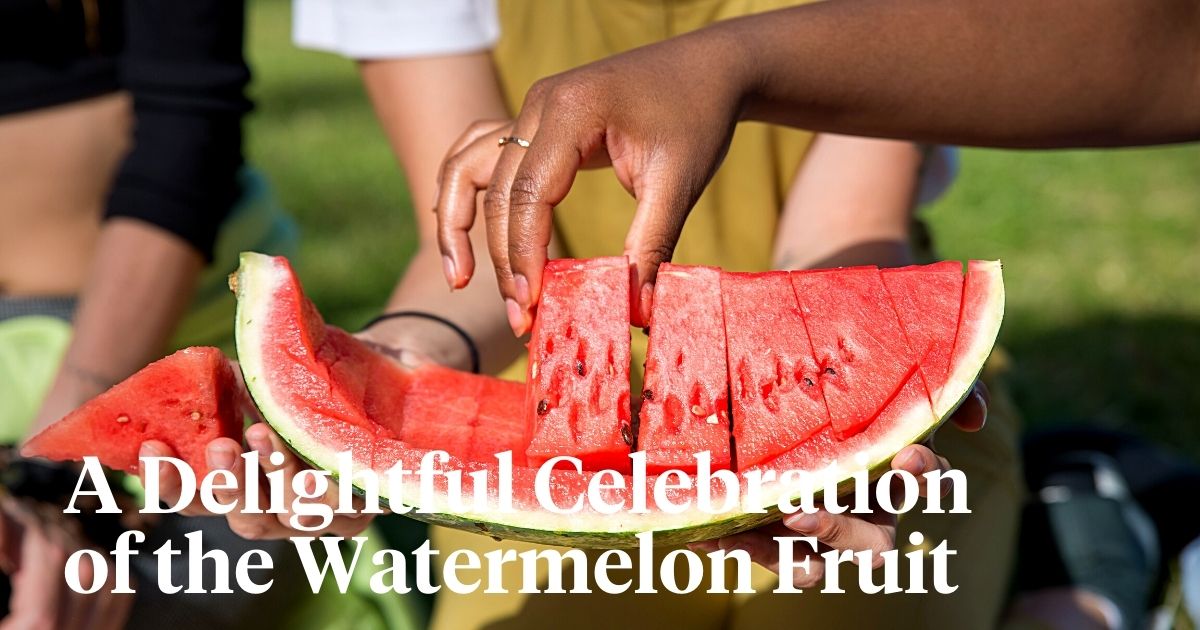 National Watermelon Day is a celebration of the watermelon fruit