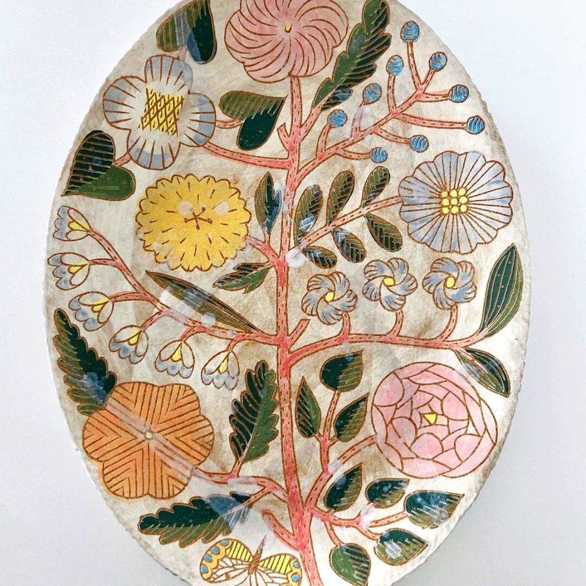 Floral 2025 ceramic plates