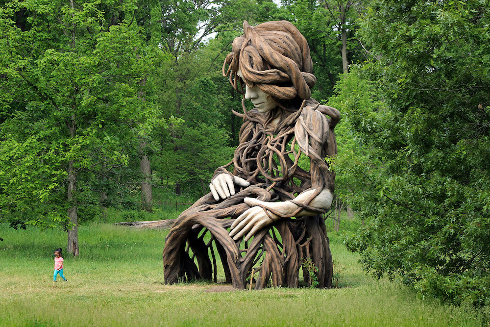 Majestic Human + Nature Exhibition by Daniel Popper Massive Sculptures