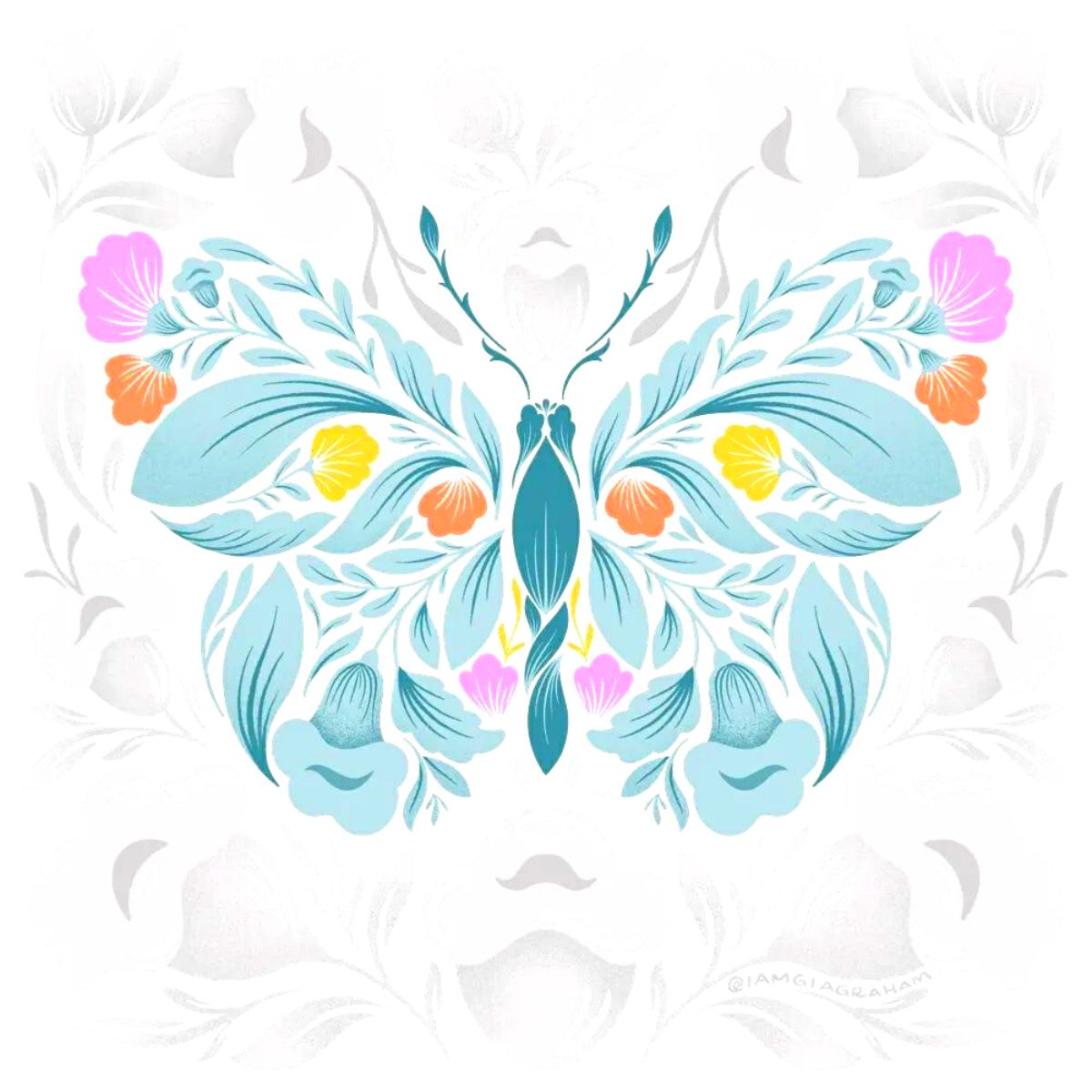 Blooming butterfly by Gia Graham