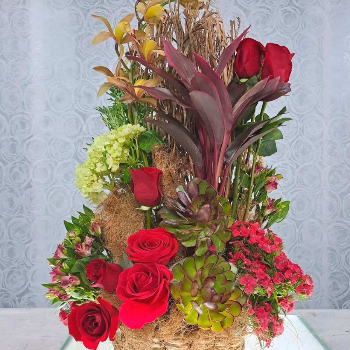 Floral arrangement created by Ivan Moreno
