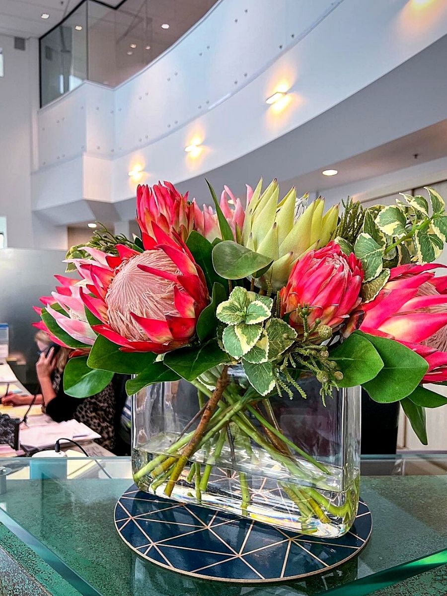 flower vase Plants and Flower Colors Impact Work Positivity and Productivity