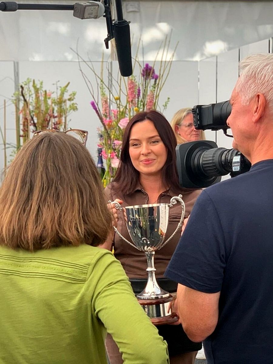 Elizabeth Newcombe Represents the UK at the Interflora World Cup 2023
