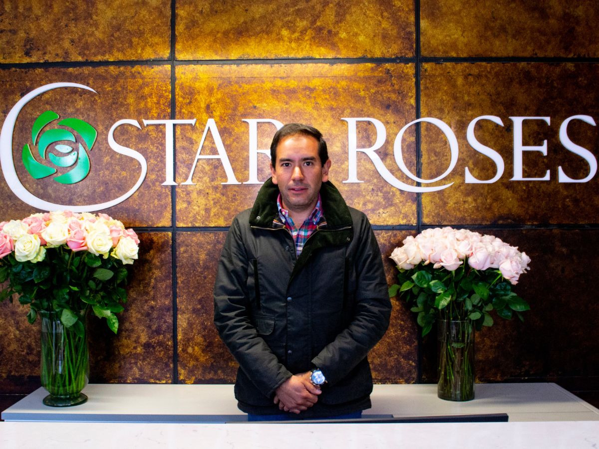 CEO Diego Negrete from Star Roses Ecuador