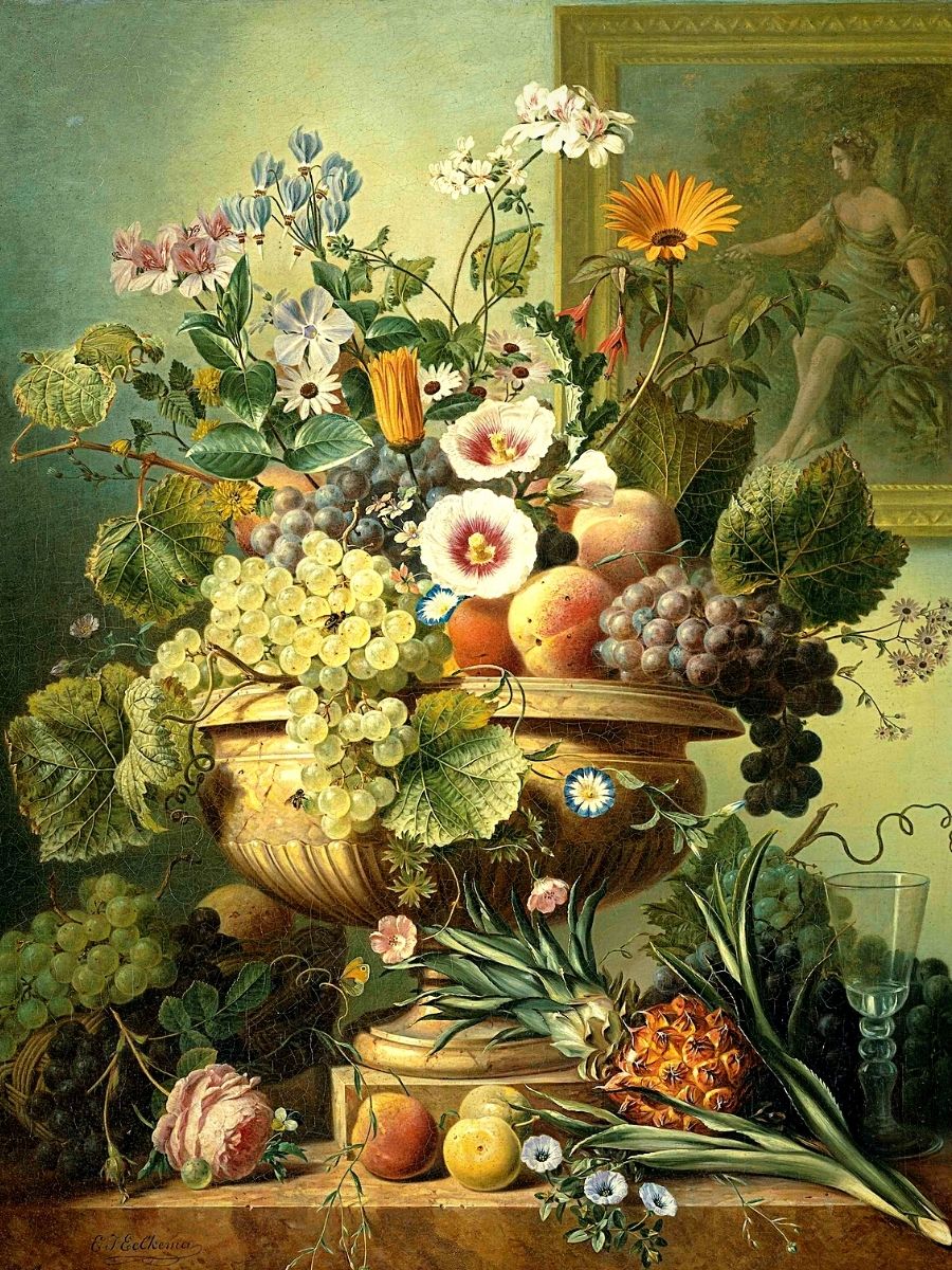 Depiction of Flowers in Art and Paintings